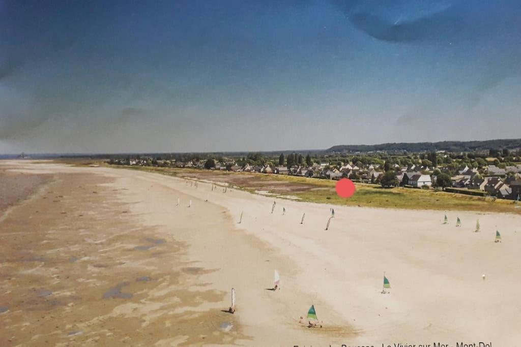 Vue Mer Pour Une Escale En Baie Du Mt-St-Michel Cherrueix エクステリア 写真